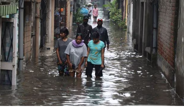 Overflowing Buddha Nullah flooding Ludhiana homes with polluted black water after heavy rain